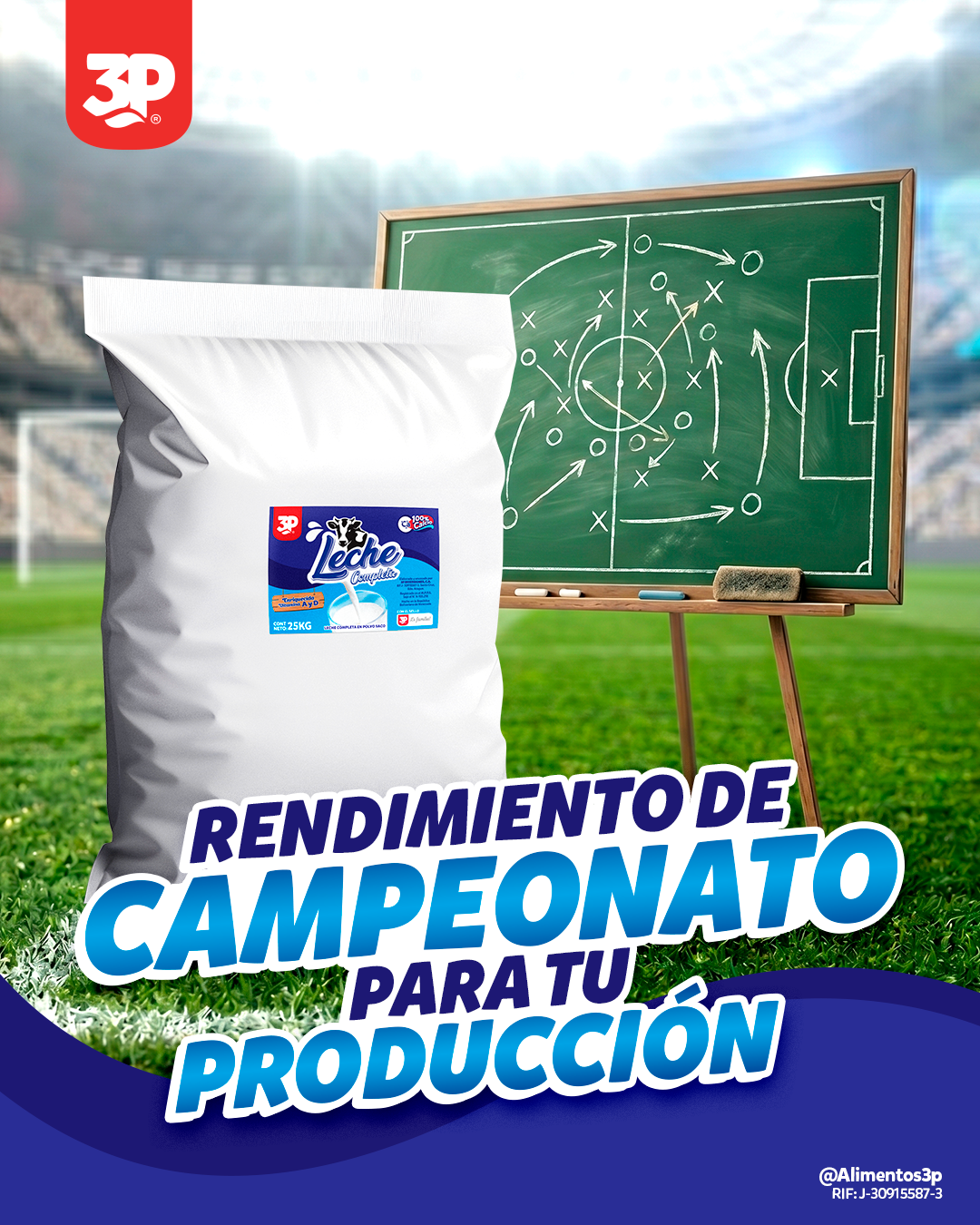 Leche Completa 3P – leche entera en polvo